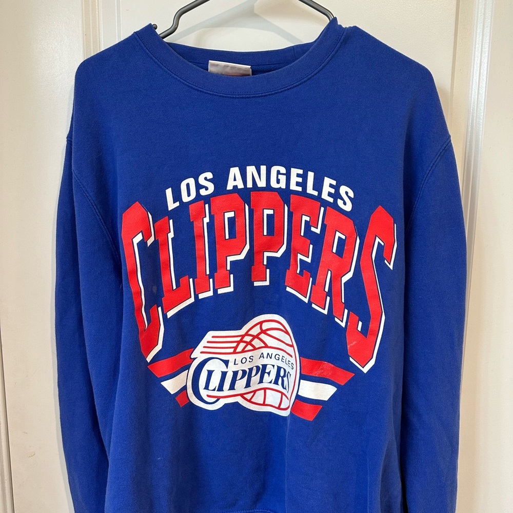 Mitchell and ness clippers crew neck sweatshirt